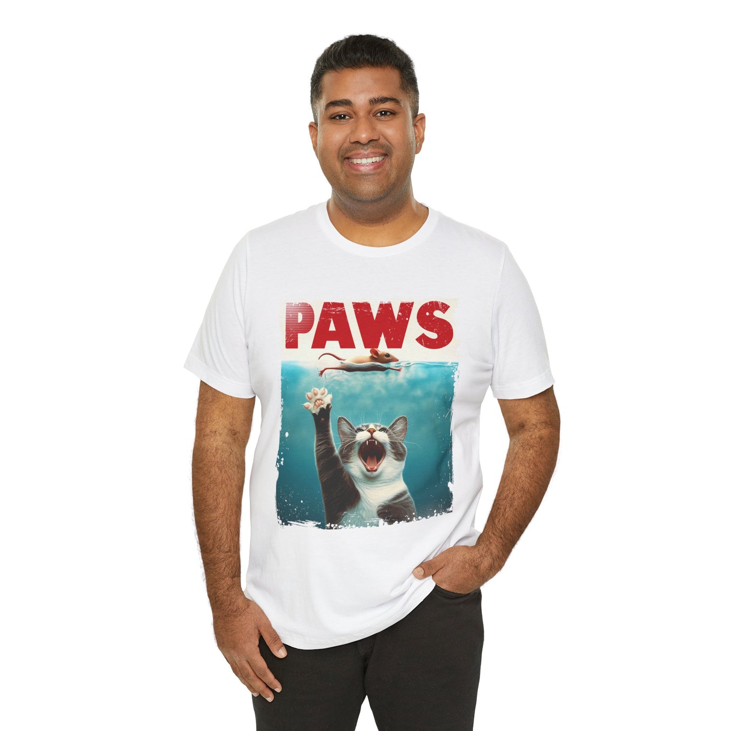 Paws Capture Beneath the Surface Unisex Jersey Short Sleeve Tee