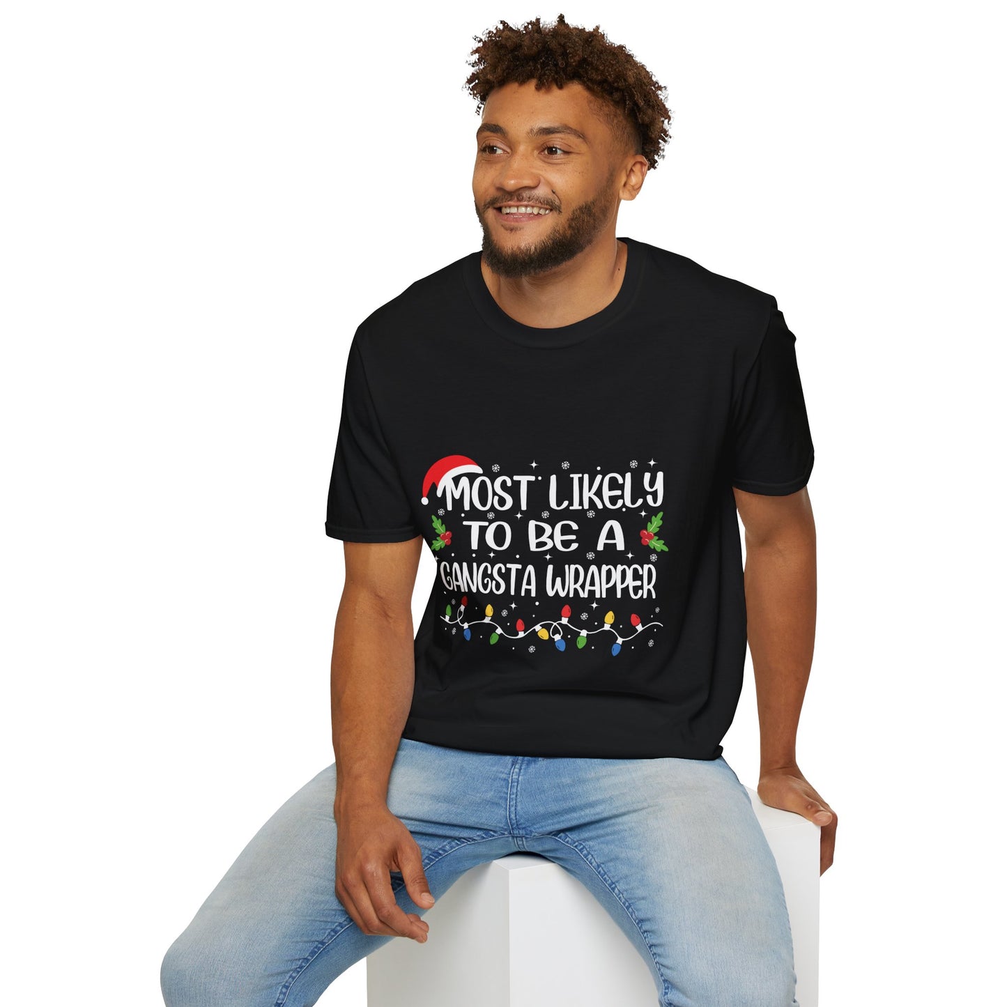 Funny Unisex Gangsta Wrapper Softstyle T-Shirt