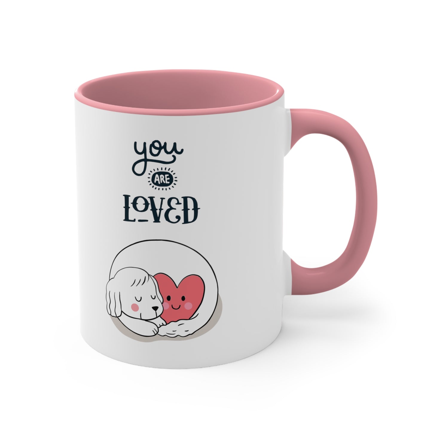 You are Loved Accent Coffee Mug, 11oz