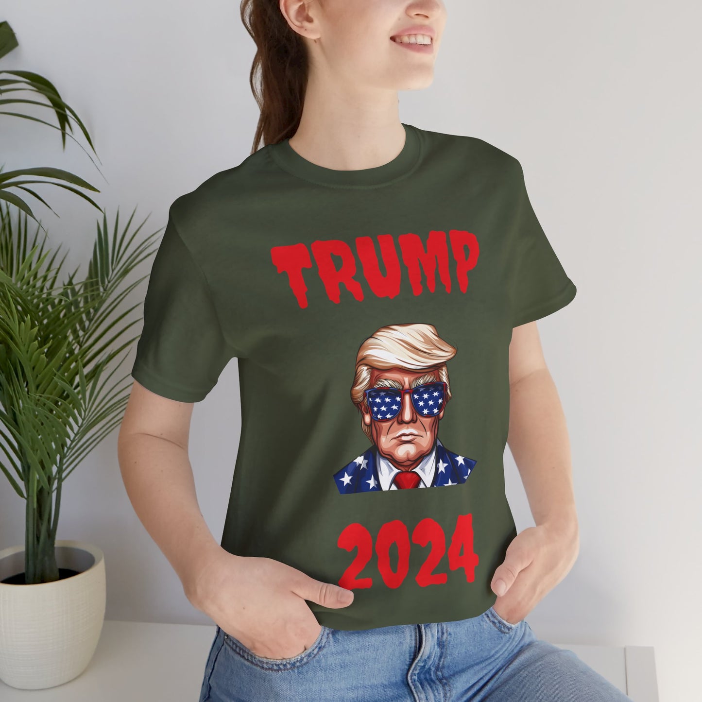 TRUMP 2024 Unisex Jersey Short Sleeve Tee