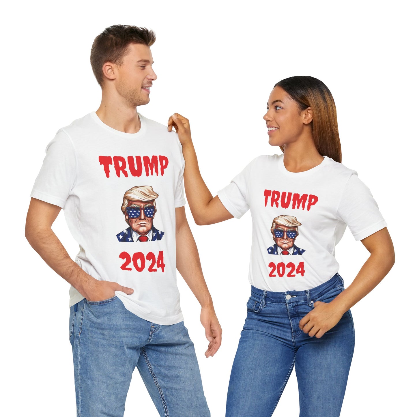 TRUMP 2024 Unisex Jersey Short Sleeve Tee