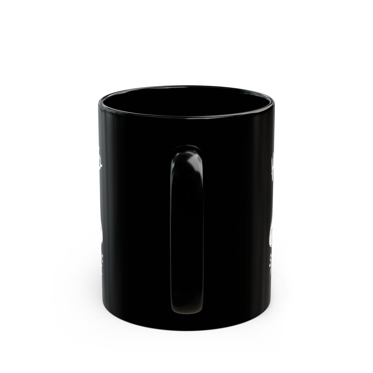Funny Staring at my Package Black Mug (11oz, 15oz)