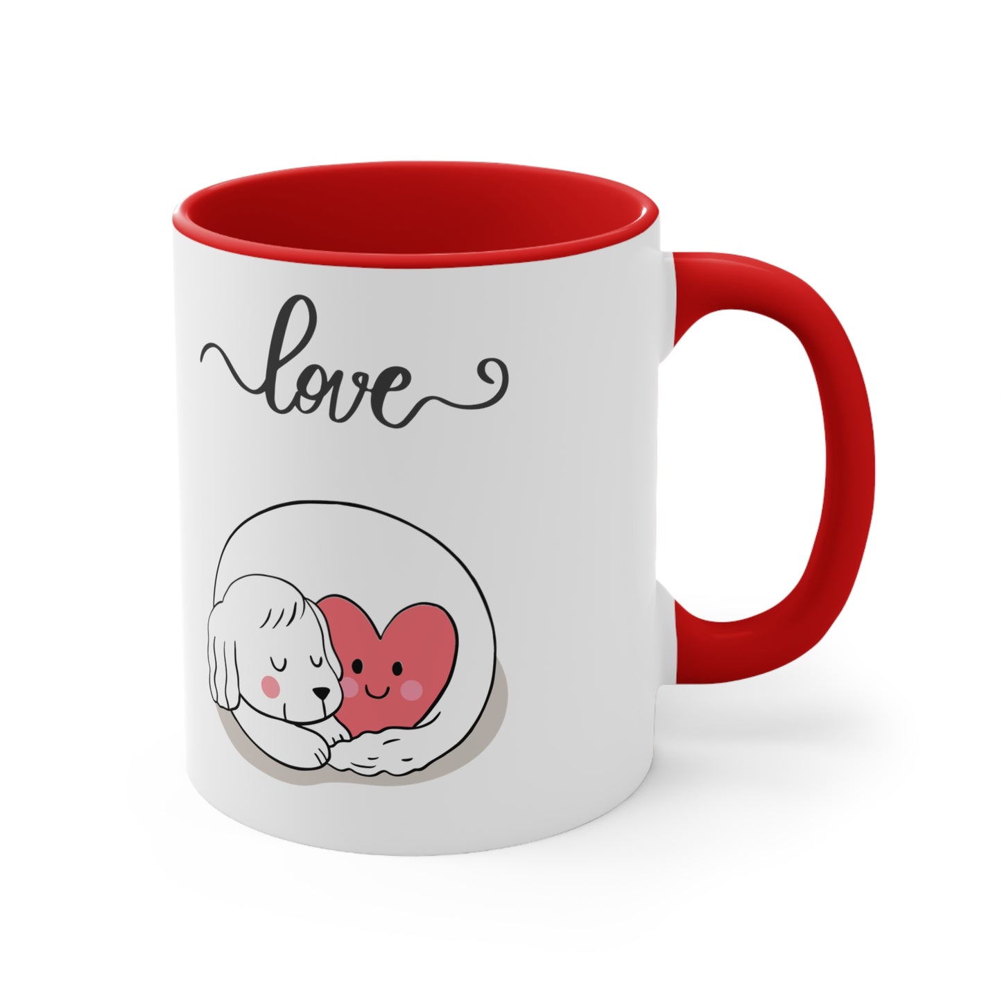 Love Accent Coffee Mug, 11oz