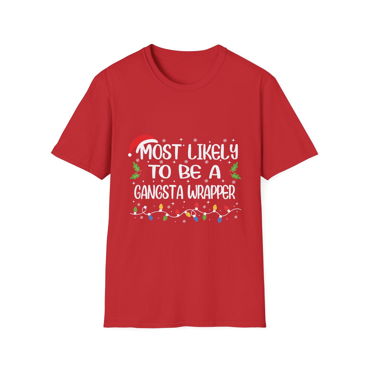 Funny Unisex Gangsta Wrapper Softstyle T-Shirt