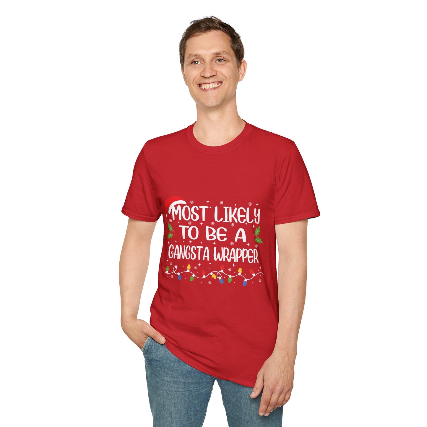 Funny Unisex Gangsta Wrapper Softstyle T-Shirt