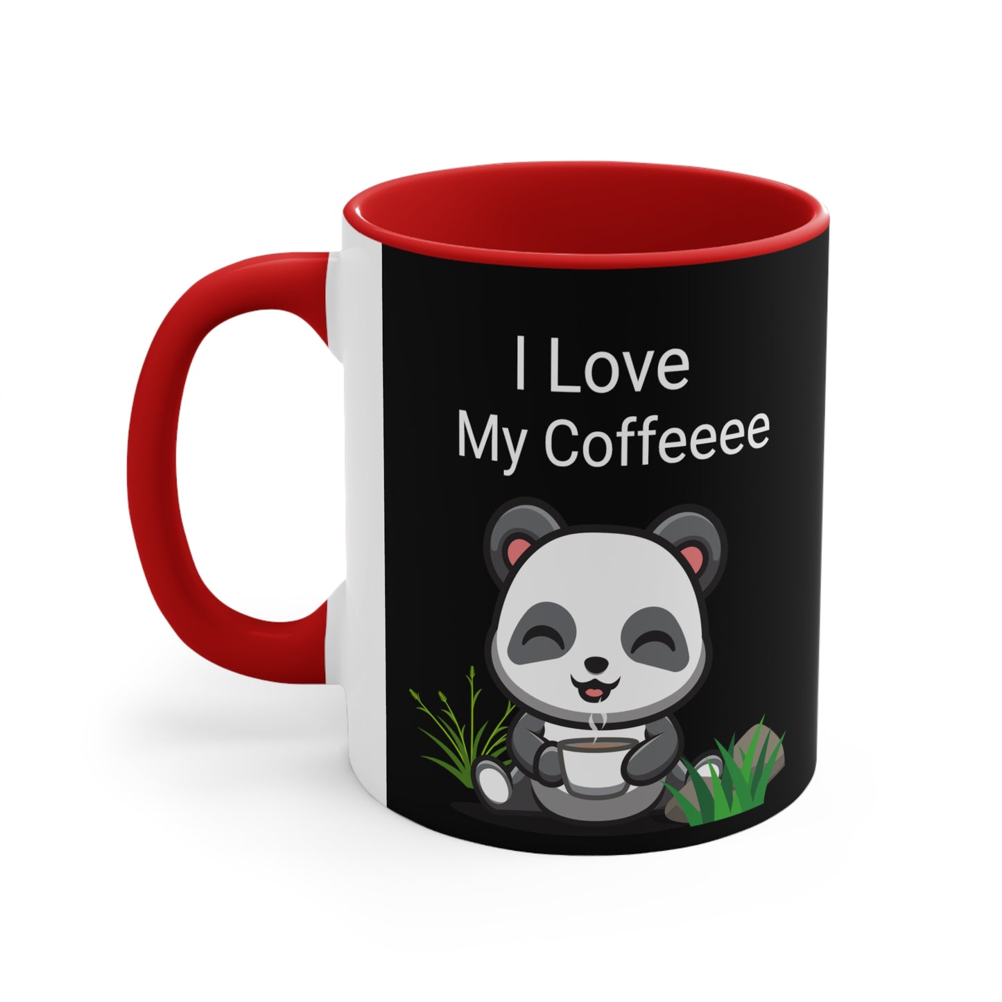 I love My Coffee Black Accent Coffee Mug, 11oz