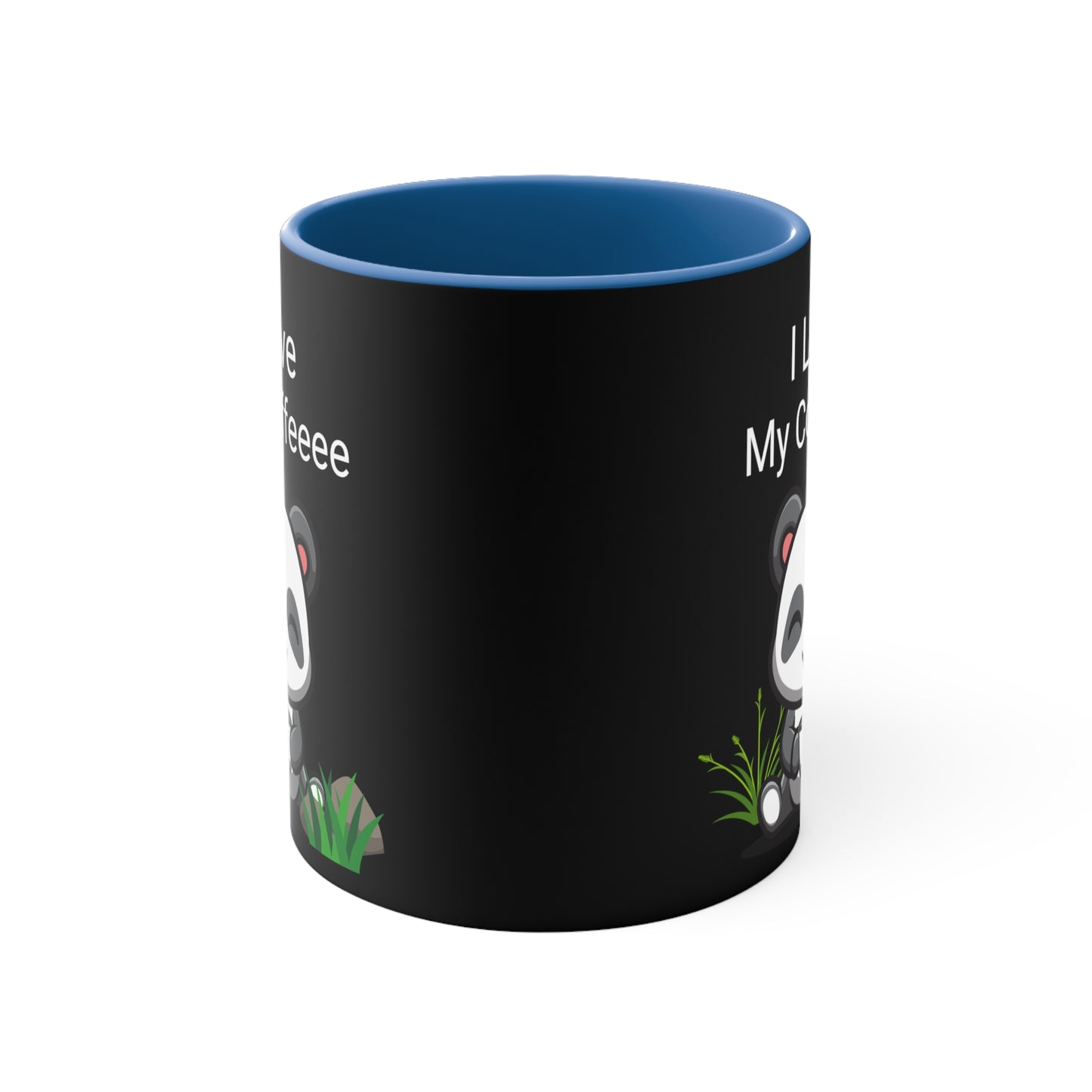 I love My Coffee Black Accent Coffee Mug, 11oz