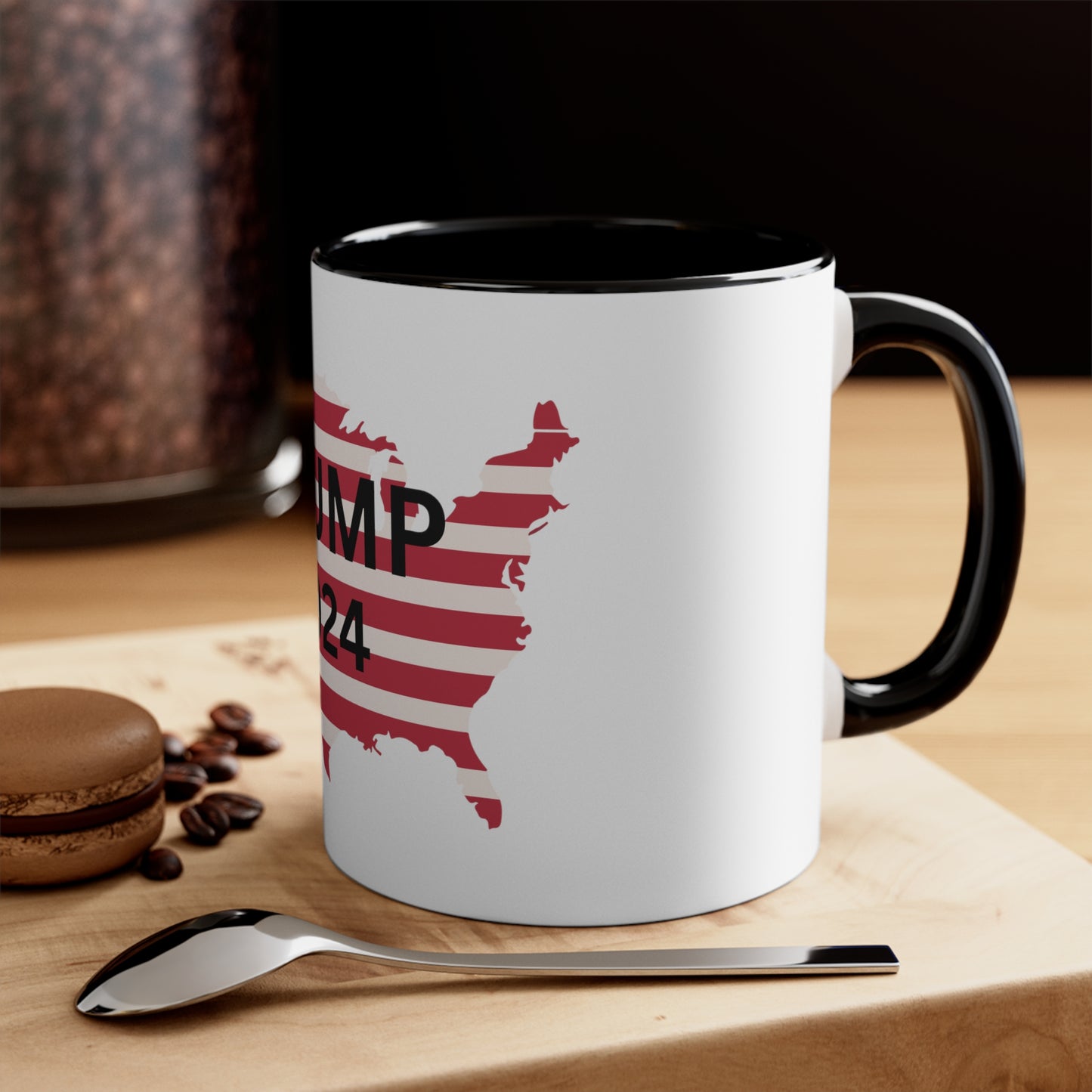 Trump 2024 Accent Coffee Mug, 11oz