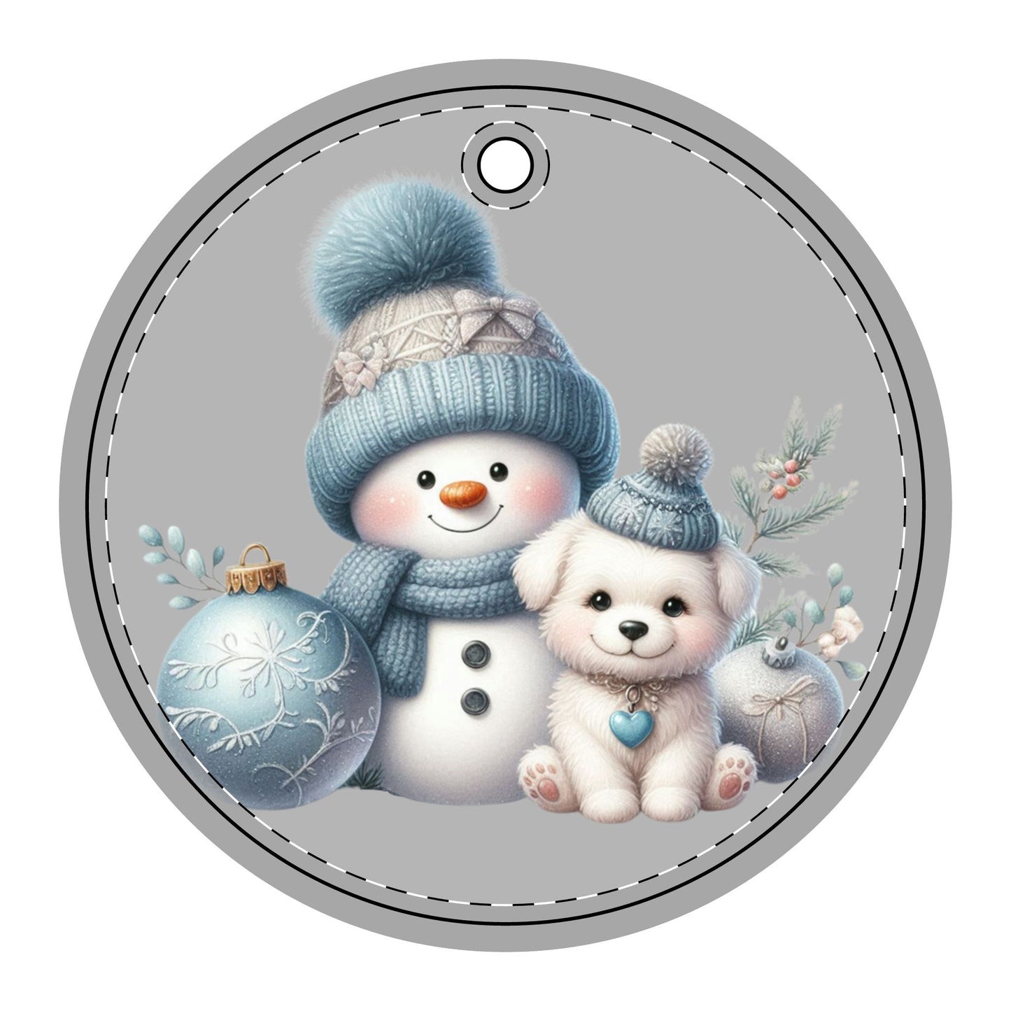 Adorable Ceramic Ornaments (2-Side Print)