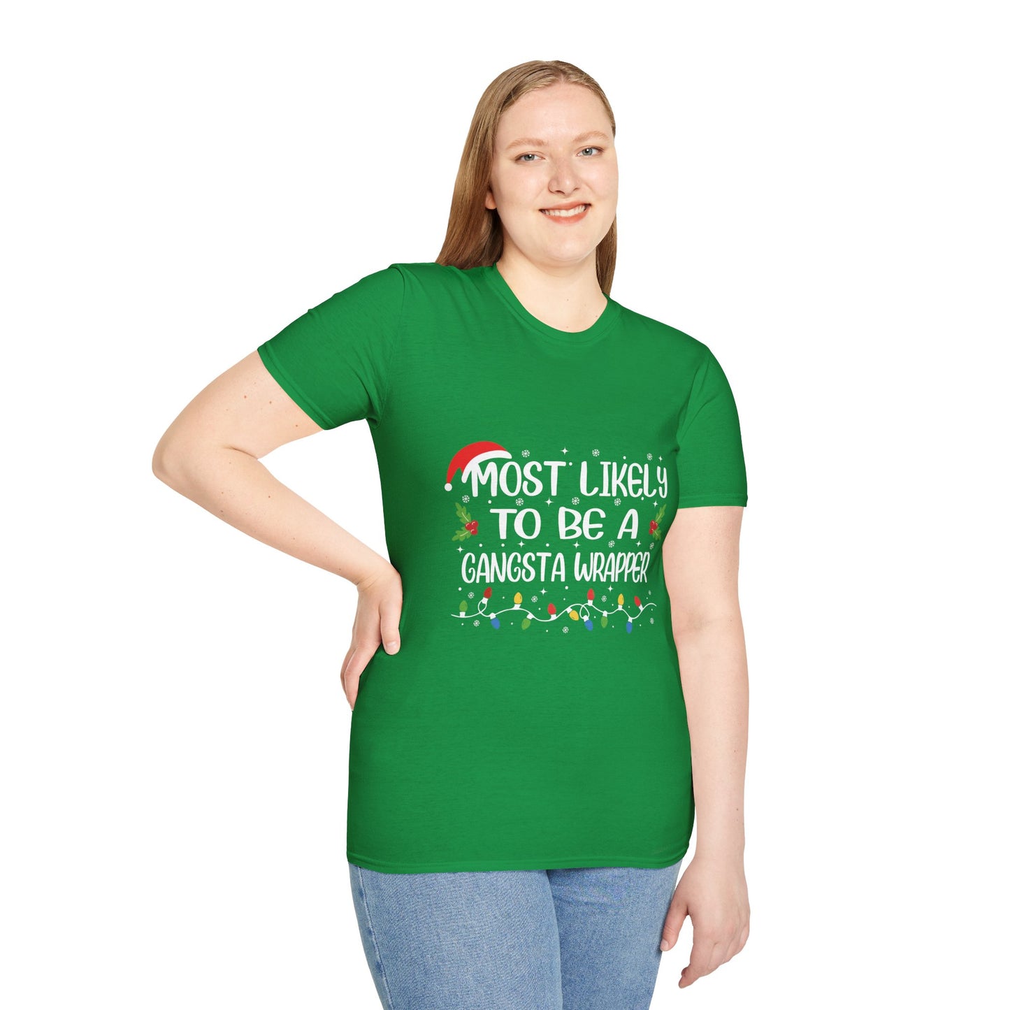 Funny Unisex Gangsta Wrapper Softstyle T-Shirt