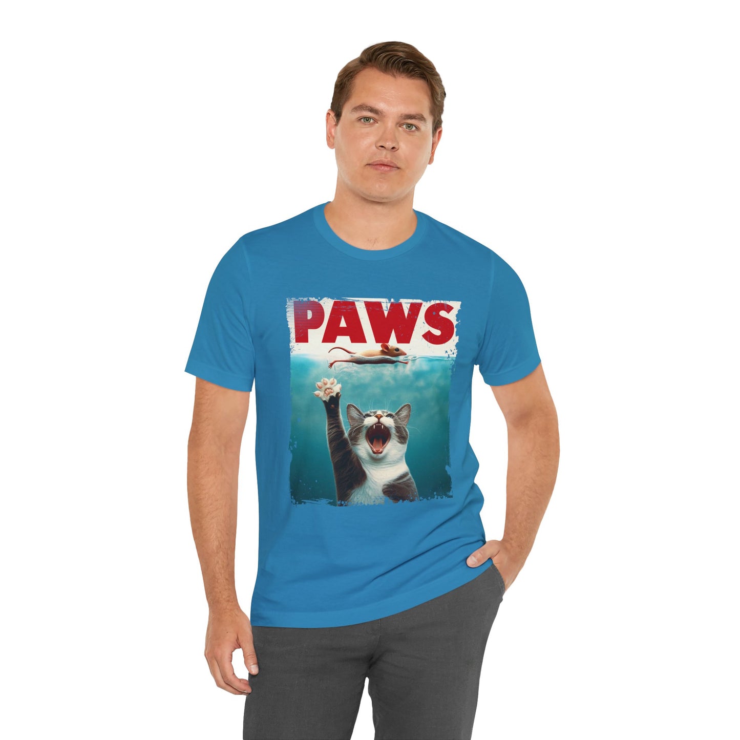 Paws Capture Beneath the Surface Unisex Jersey Short Sleeve Tee