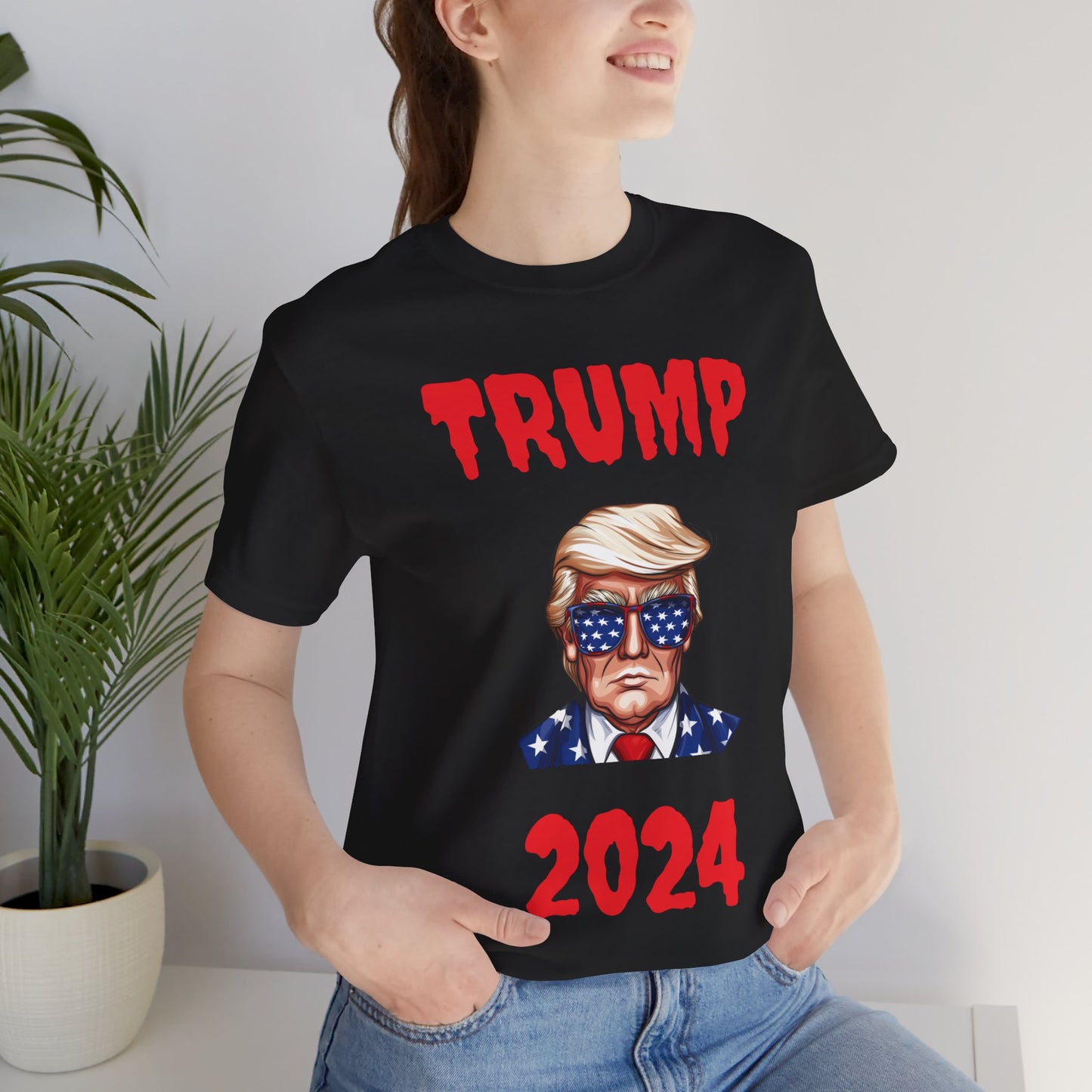 TRUMP 2024 Unisex Jersey Short Sleeve Tee