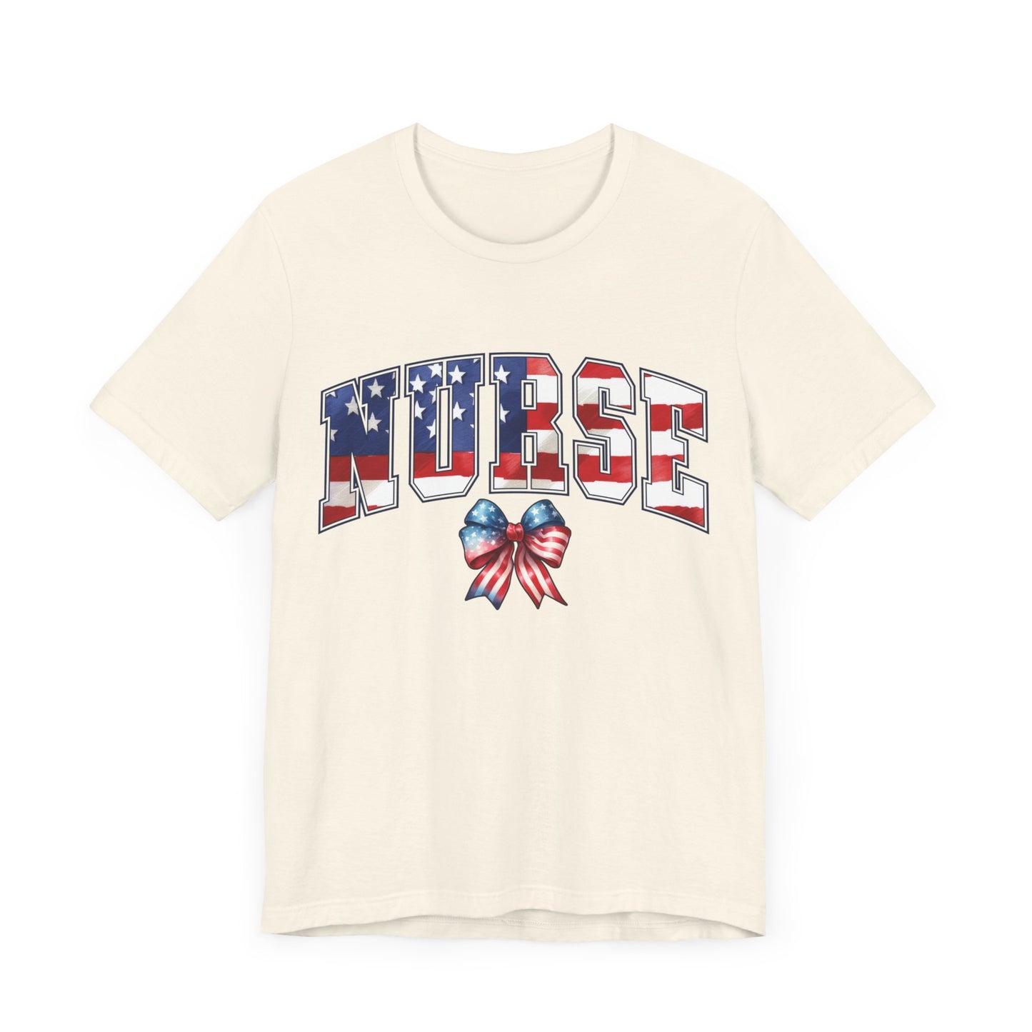 Patriotic Nurse Unisex Jersey Short Sleeve Tee