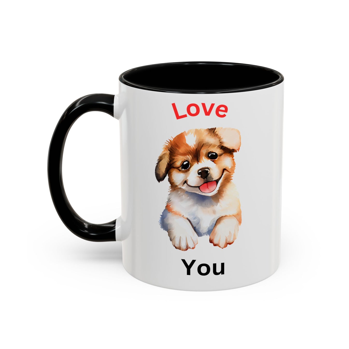 Love You Accent Coffee Mug, 11oz