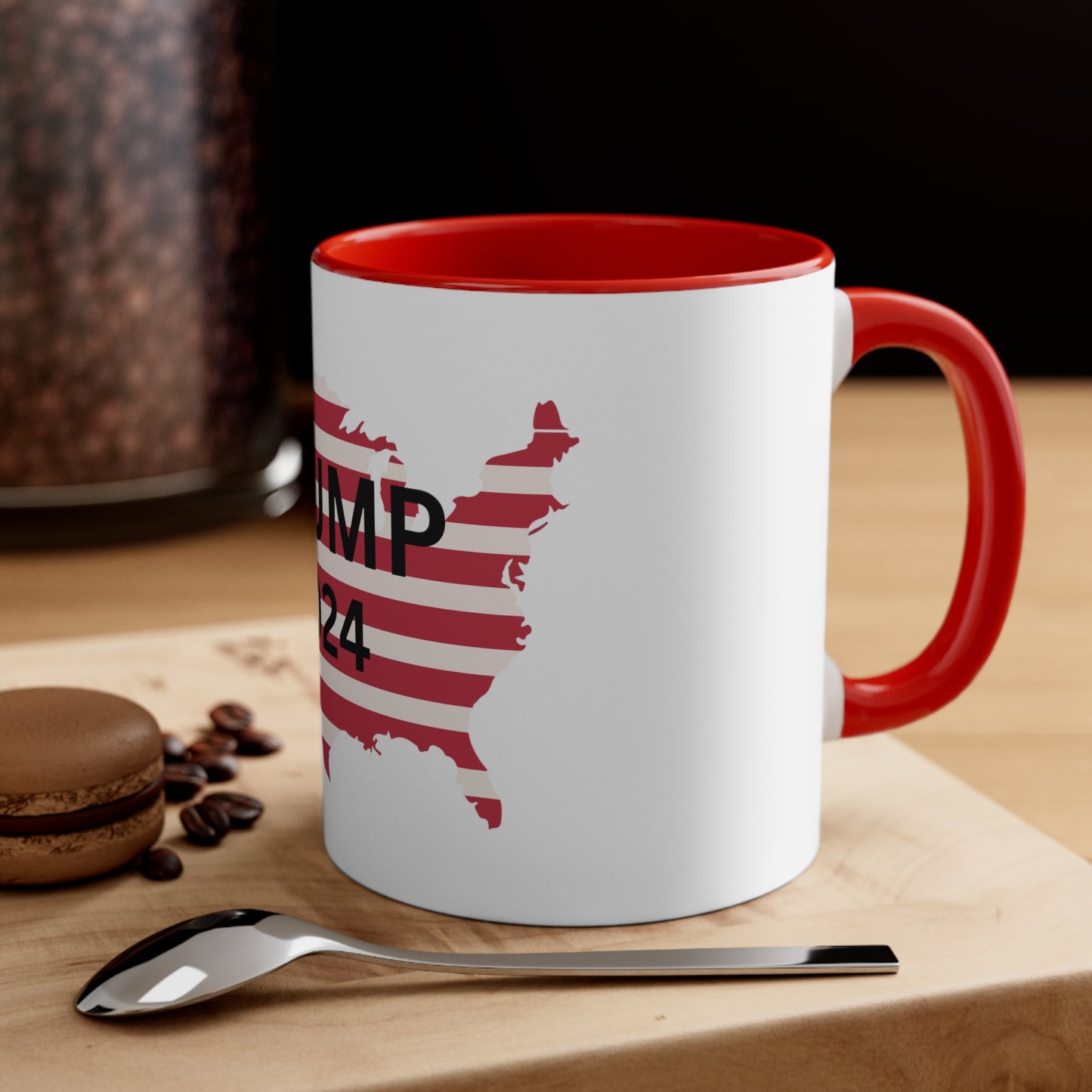 Trump 2024 Accent Coffee Mug, 11oz