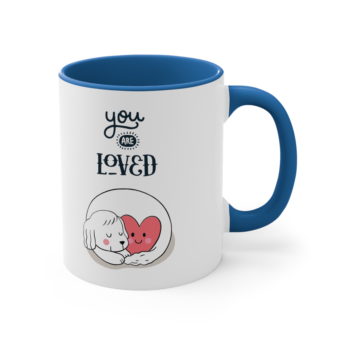 You are Loved Accent Coffee Mug, 11oz