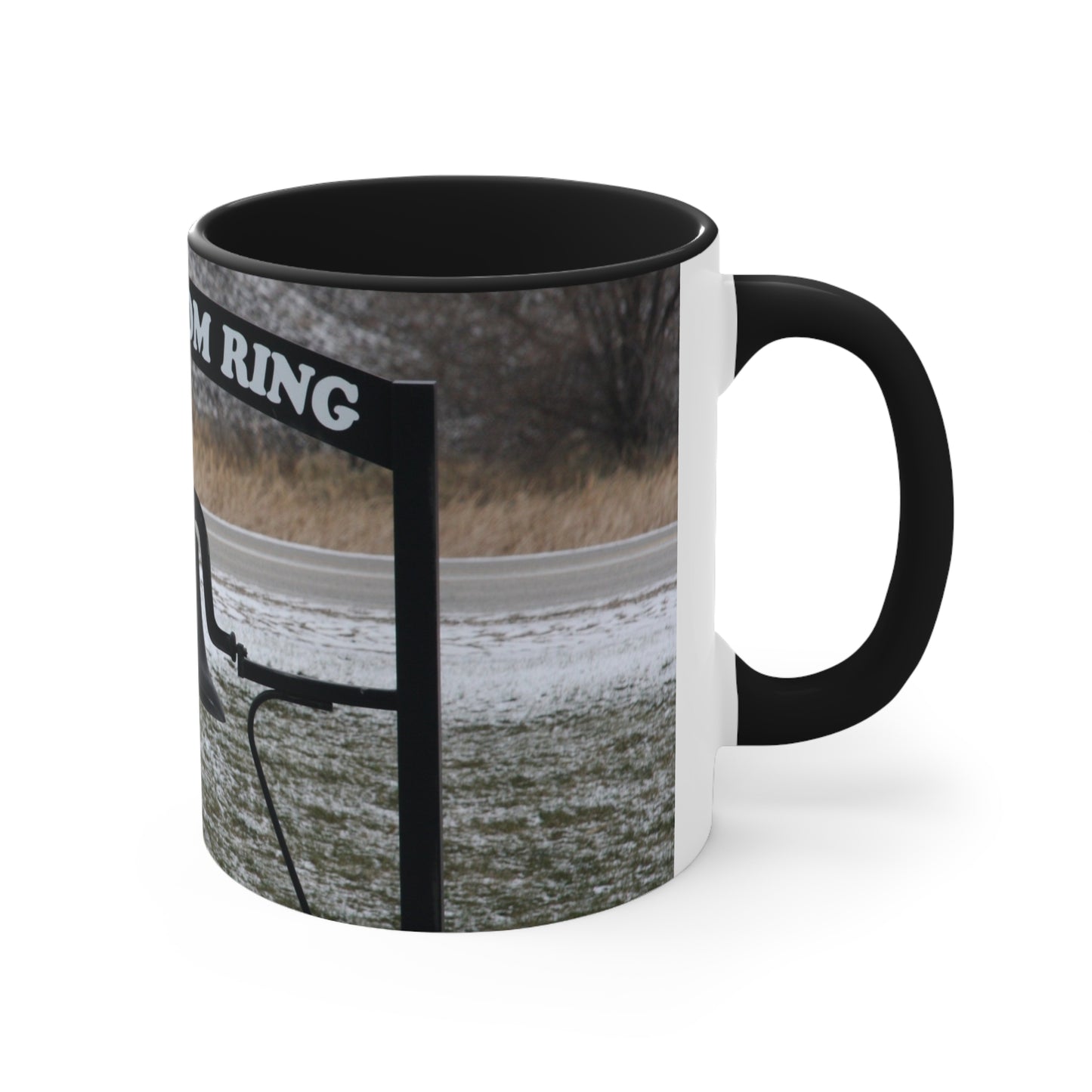Let Freedom Ring Accent Coffee Mug, 11oz