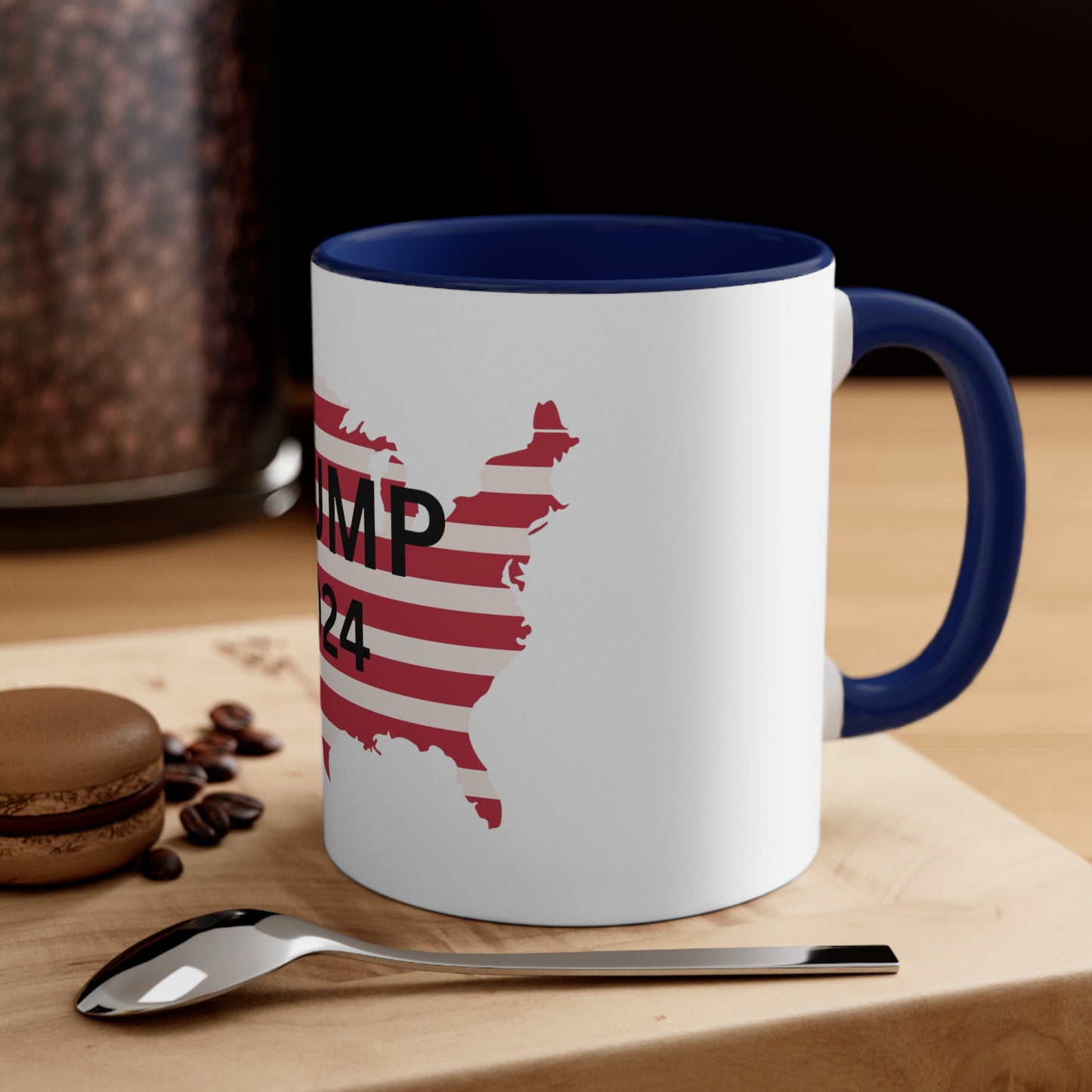 Trump 2024 Accent Coffee Mug, 11oz