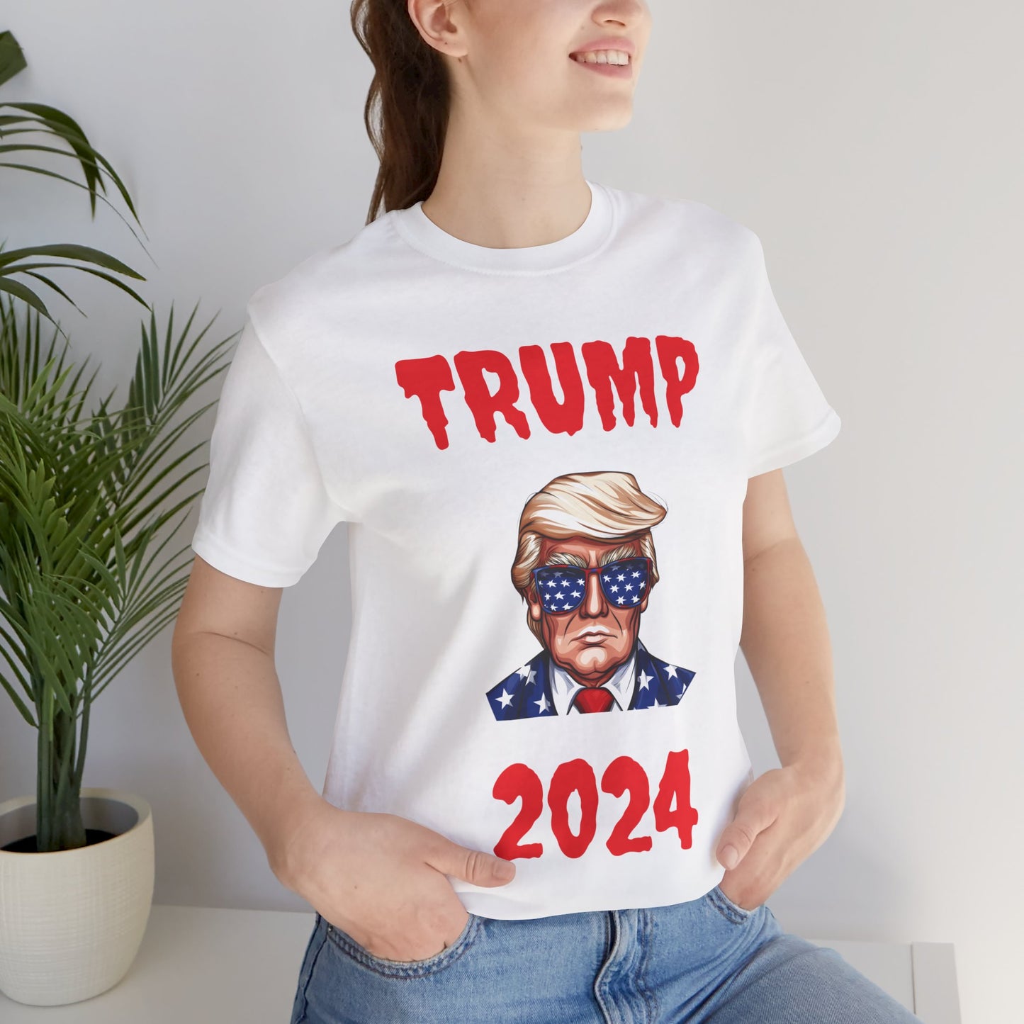 TRUMP 2024 Unisex Jersey Short Sleeve Tee