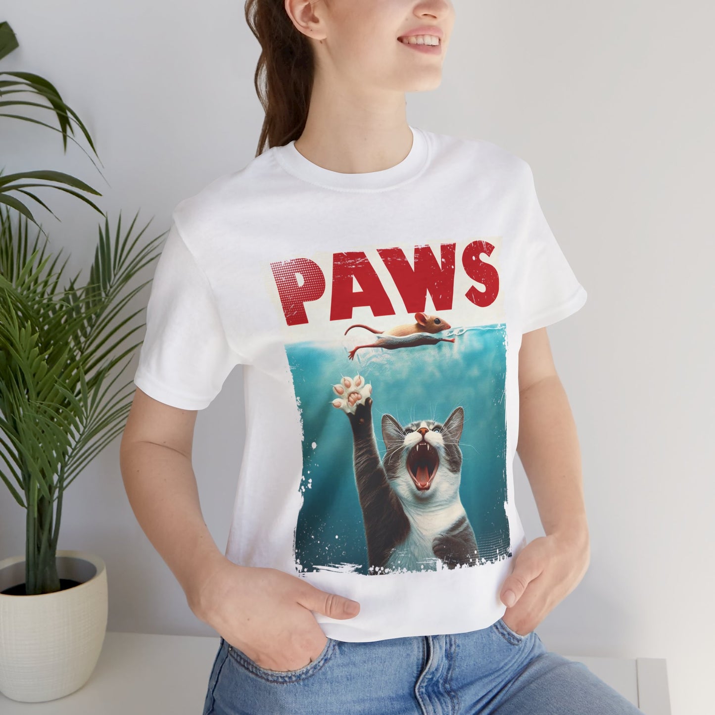 Paws Capture Beneath the Surface Unisex Jersey Short Sleeve Tee