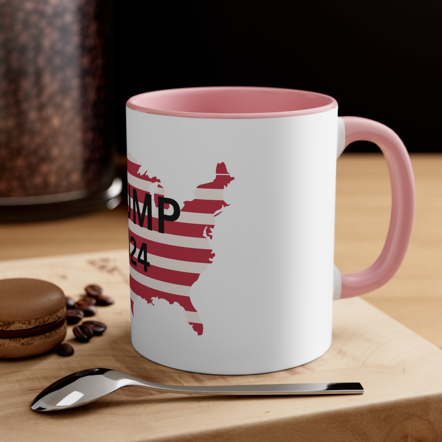 Trump 2024 Accent Coffee Mug, 11oz