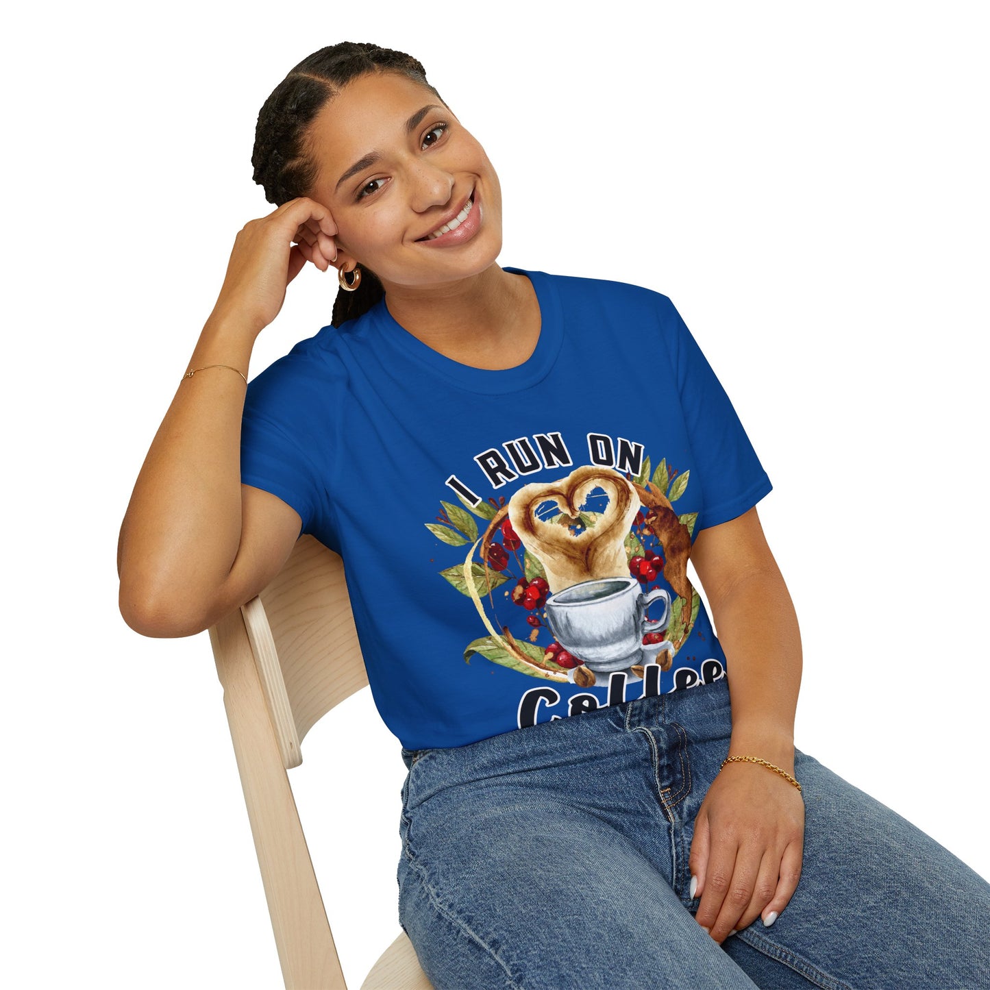 Funny Coffee and Sarcasm Unisex Softstyle T-Shirt
