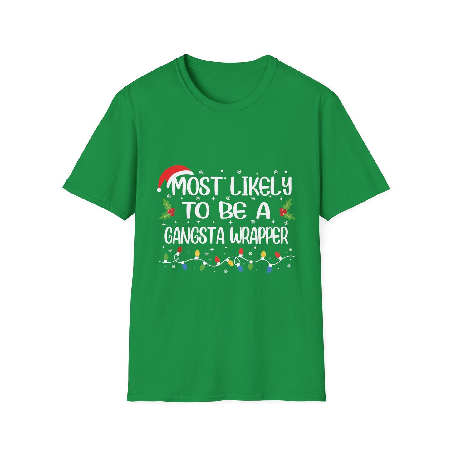 Funny Unisex Gangsta Wrapper Softstyle T-Shirt