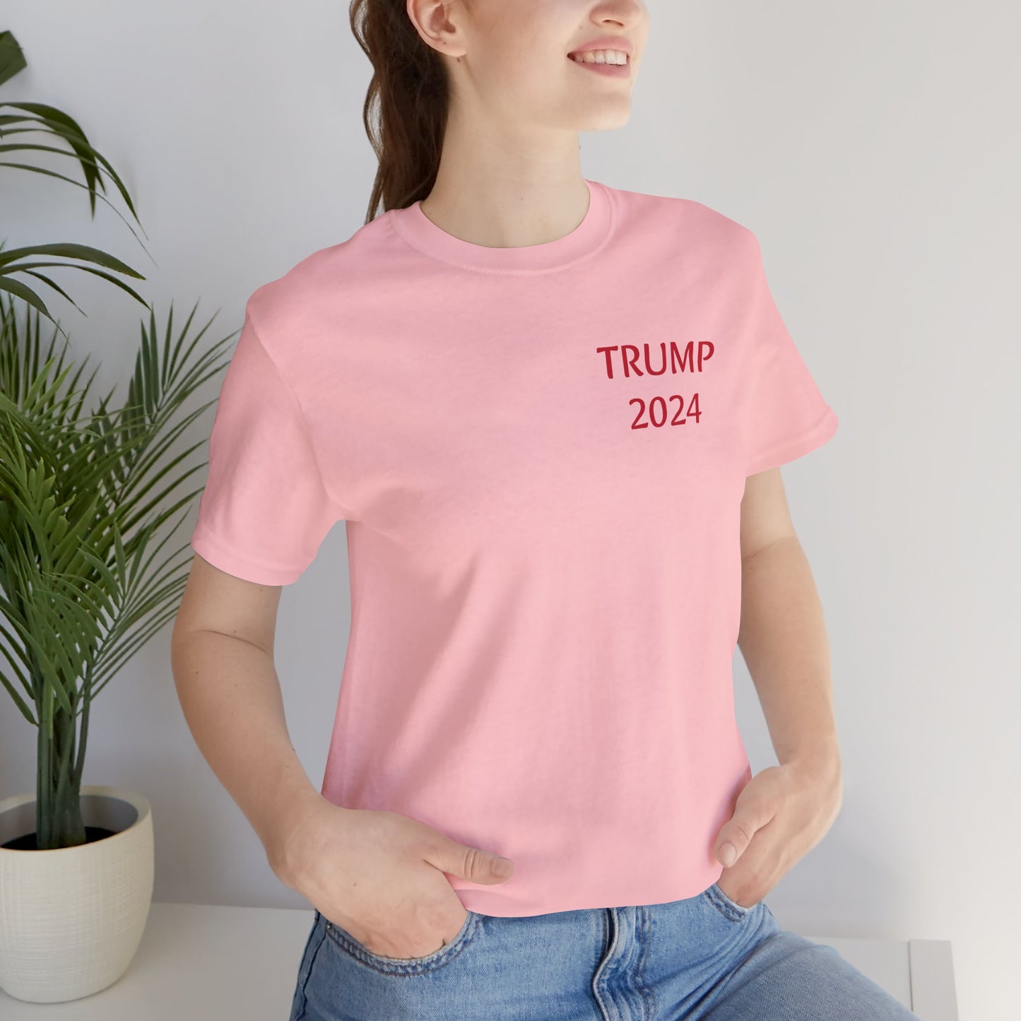 Freedom Is Not Free trump 2024 Unisex Jersey Short Sleeve Tee