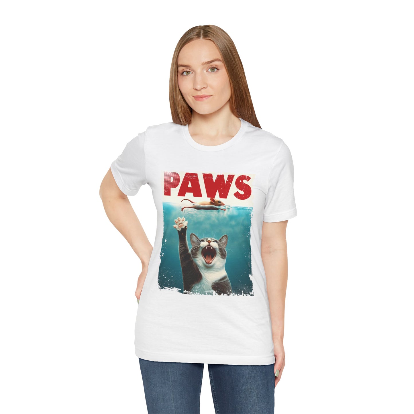 Paws Capture Beneath the Surface Unisex Jersey Short Sleeve Tee