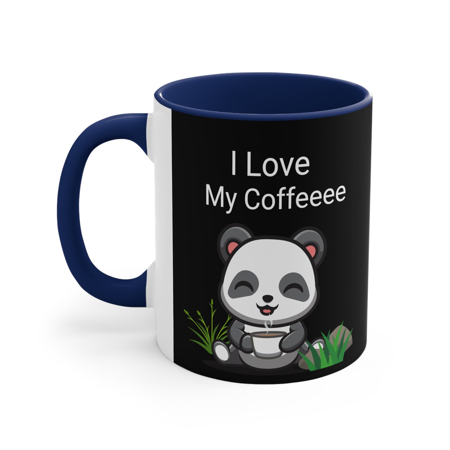 I love My Coffee Black Accent Coffee Mug, 11oz