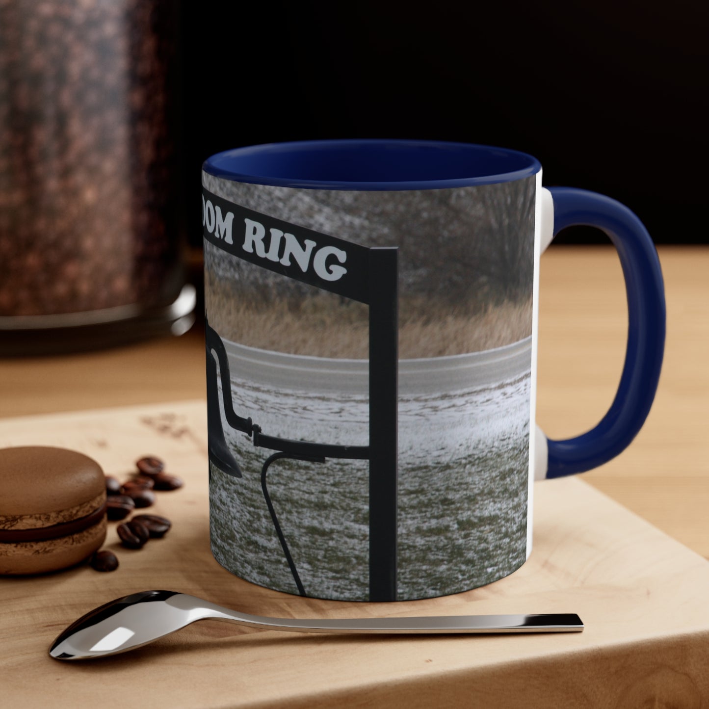 Let Freedom Ring Accent Coffee Mug, 11oz