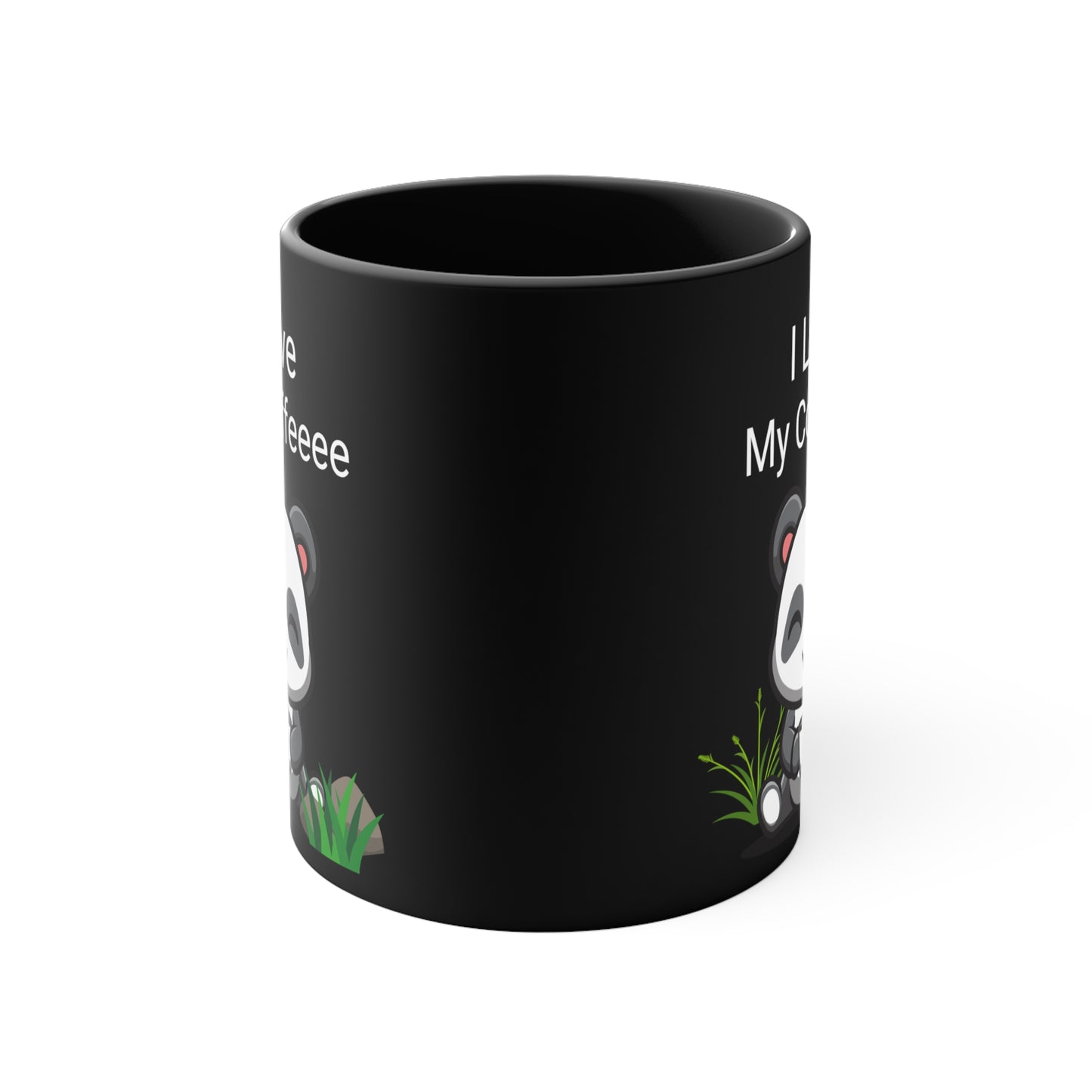 I love My Coffee Black Accent Coffee Mug, 11oz