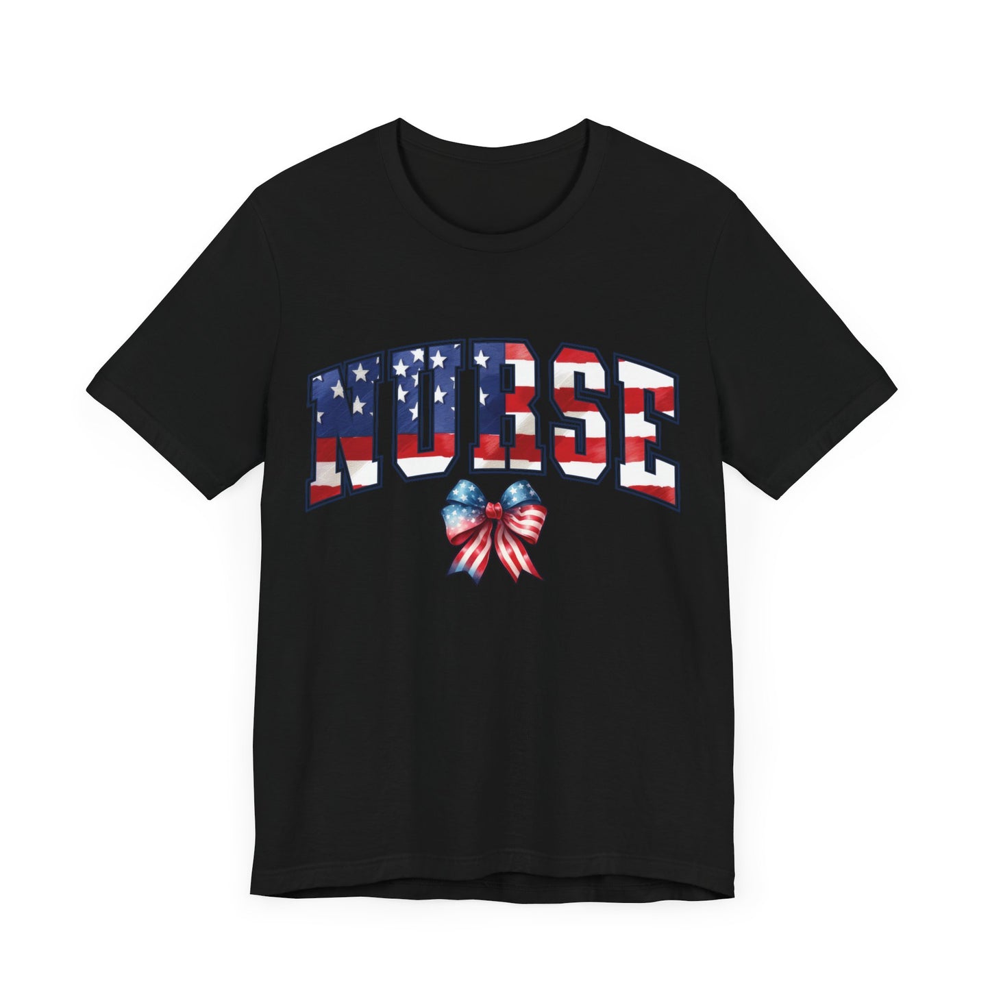 Patriotic Nurse Unisex Jersey Short Sleeve Tee