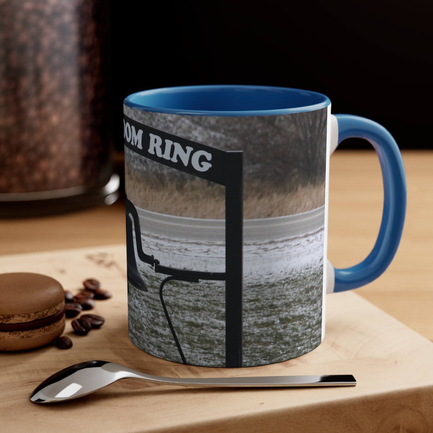 Let Freedom Ring Accent Coffee Mug, 11oz
