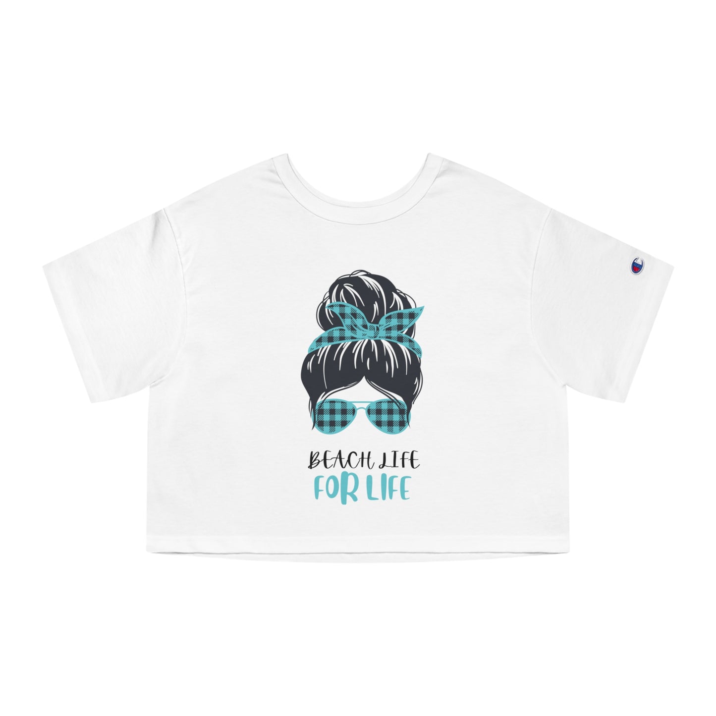 Beach Life Champion Women's Heritage Cropped T-Shirt