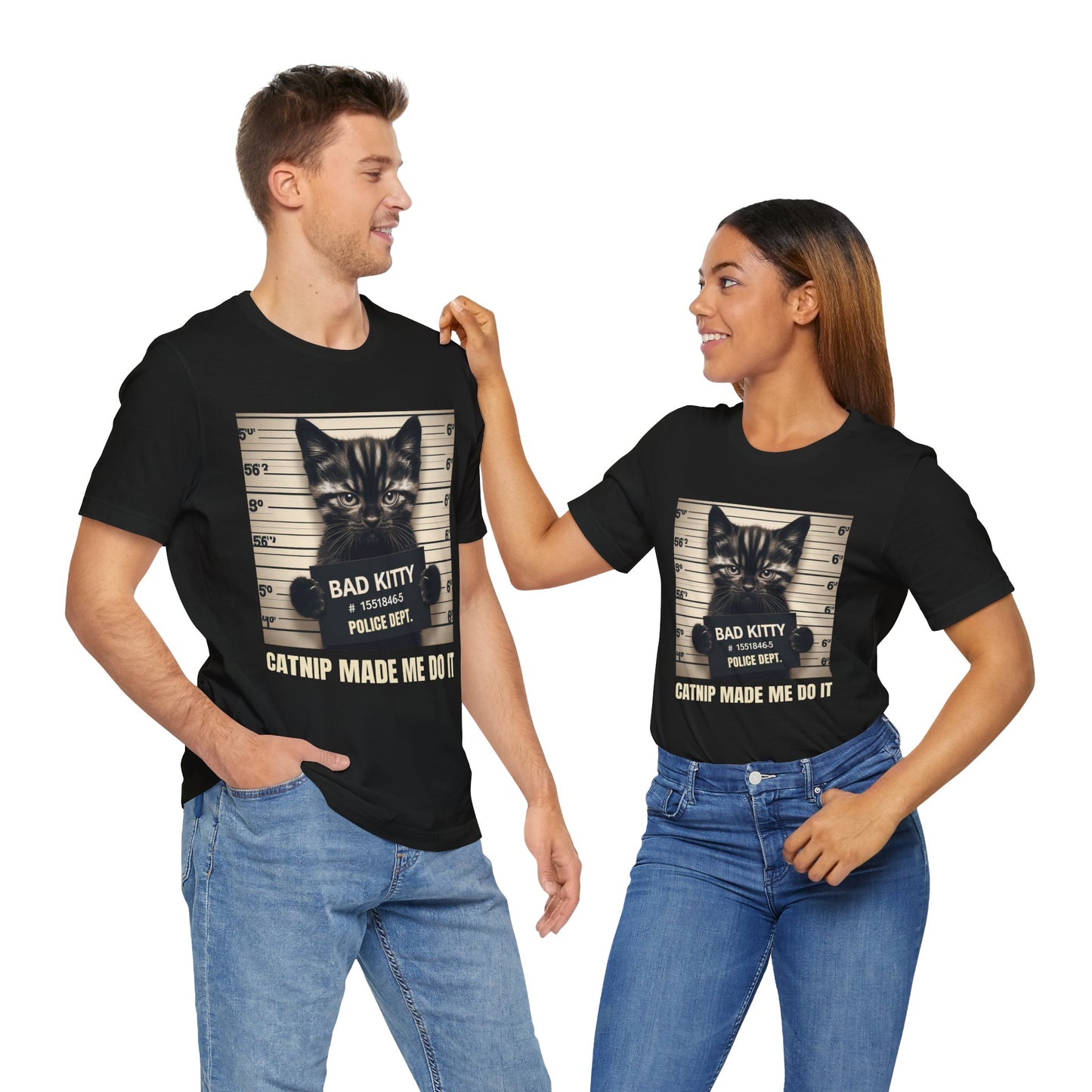 Catnip Made Me Do It Unisex Jersey Short Sleeve Tee