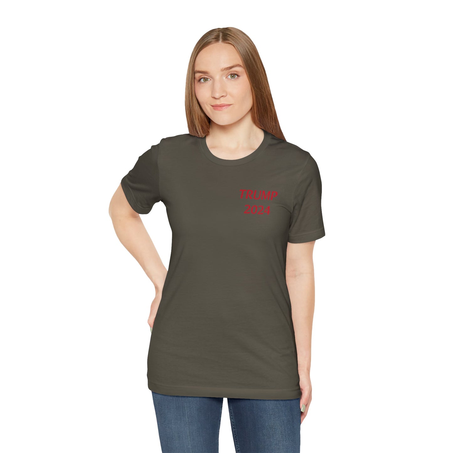 Freedom Is Not Free trump 2024 Unisex Jersey Short Sleeve Tee