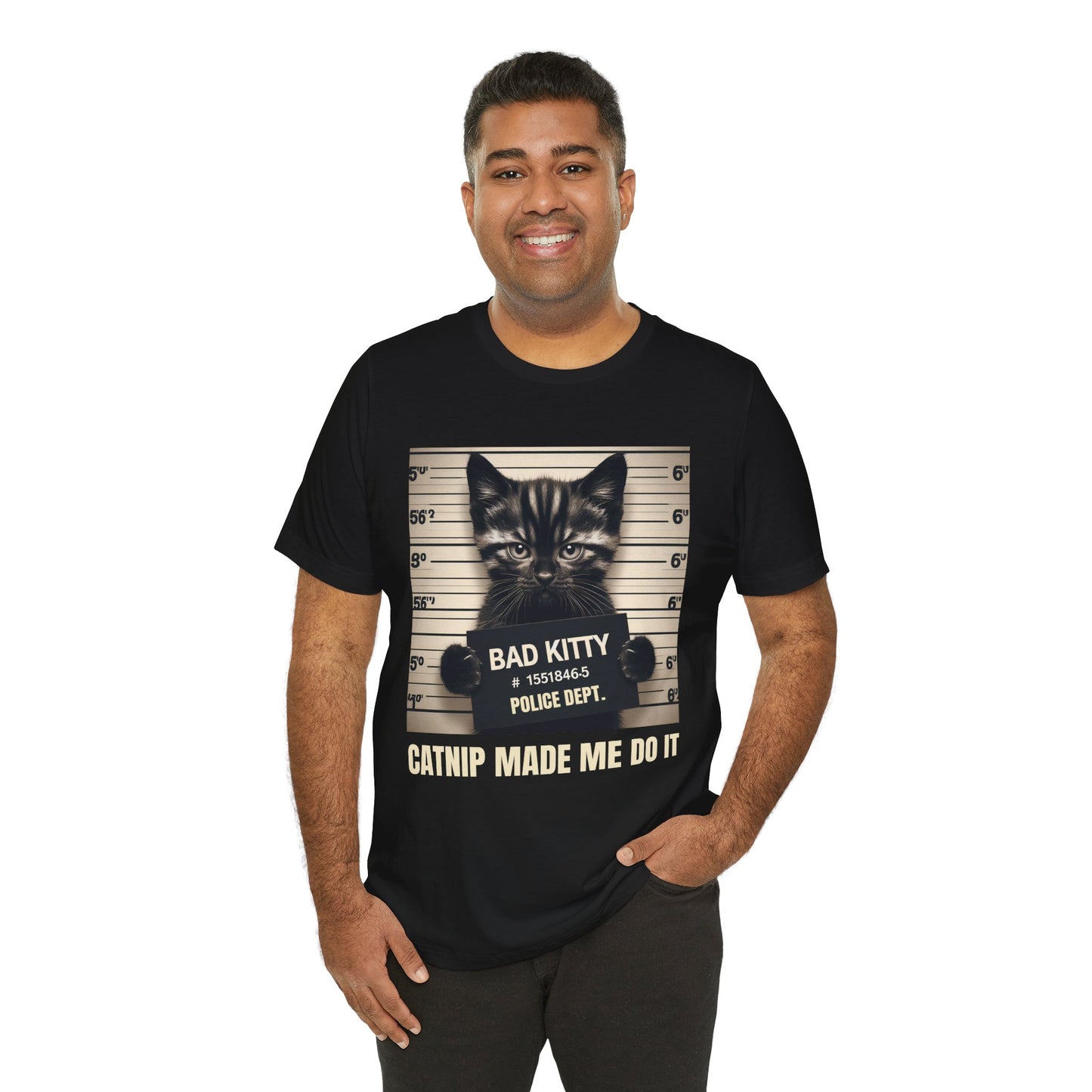 Catnip Made Me Do It Unisex Jersey Short Sleeve Tee