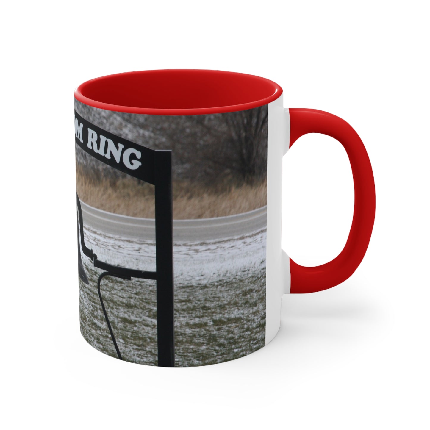 Let Freedom Ring Accent Coffee Mug, 11oz