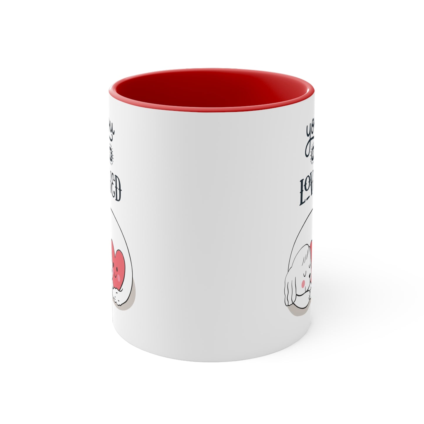 You are Loved Accent Coffee Mug, 11oz