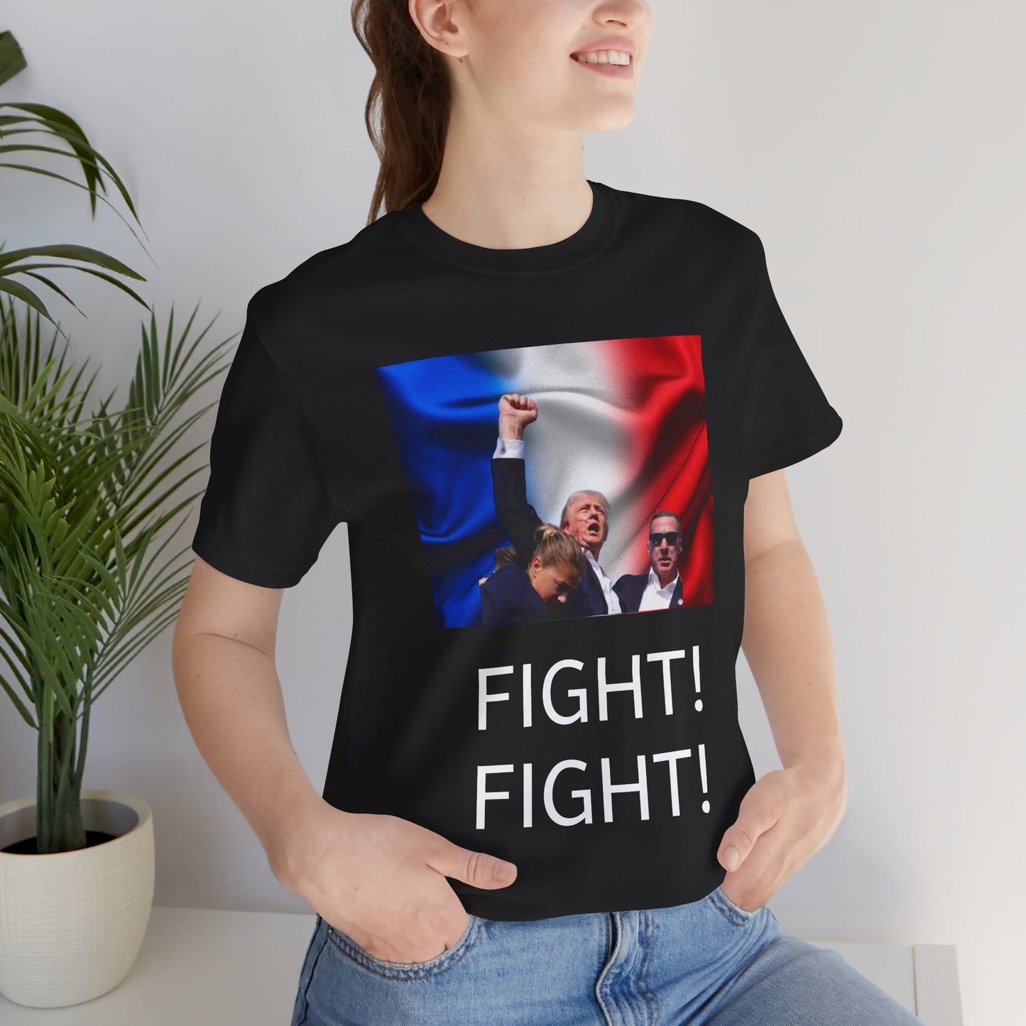 TRUMP Fight Unisex Jersey Short Sleeve Tee