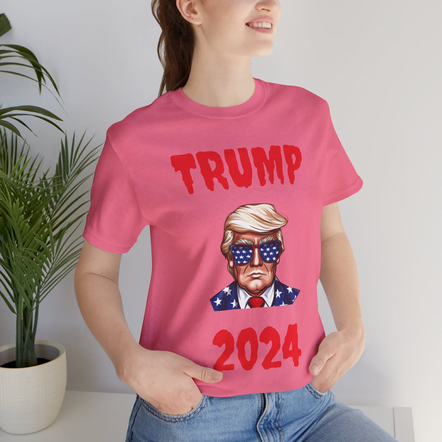 TRUMP 2024 Unisex Jersey Short Sleeve Tee