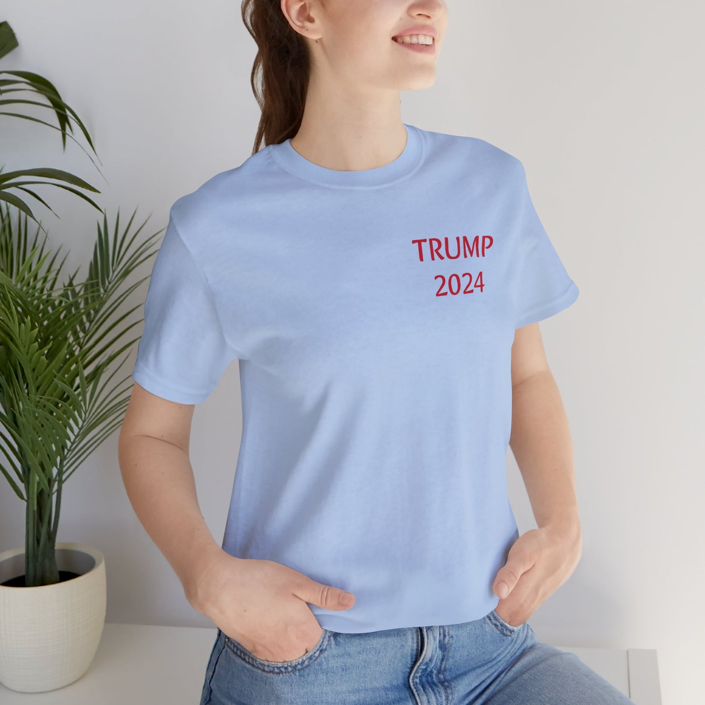 Freedom Is Not Free trump 2024 Unisex Jersey Short Sleeve Tee