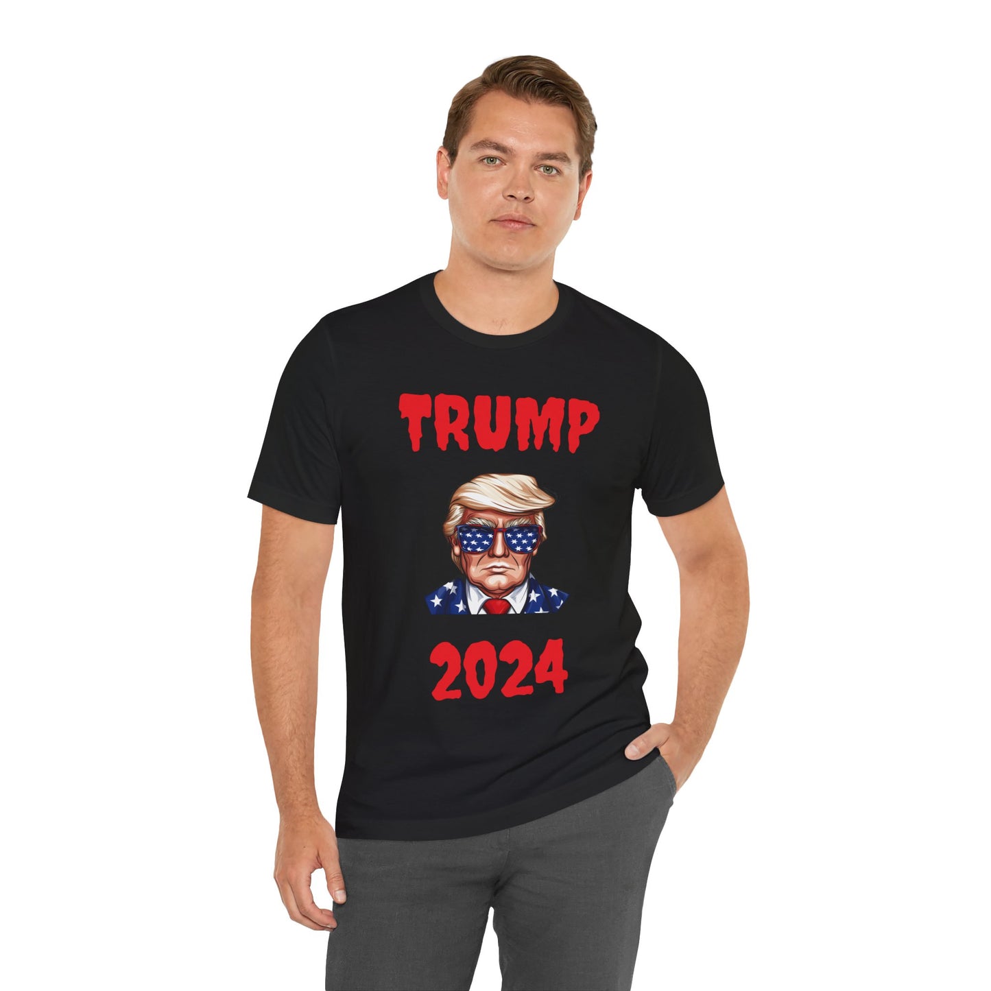 TRUMP 2024 Unisex Jersey Short Sleeve Tee