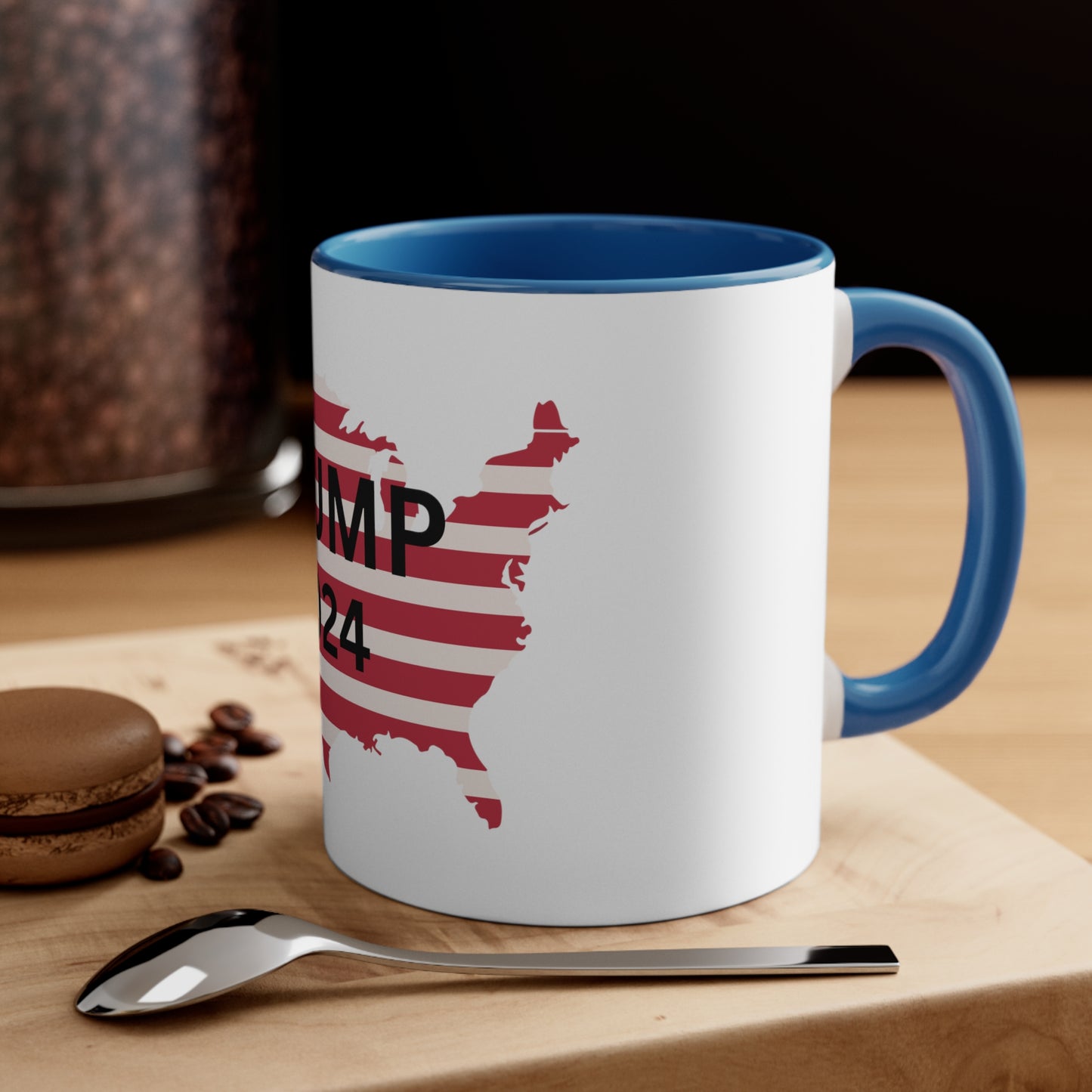 Trump 2024 Accent Coffee Mug, 11oz