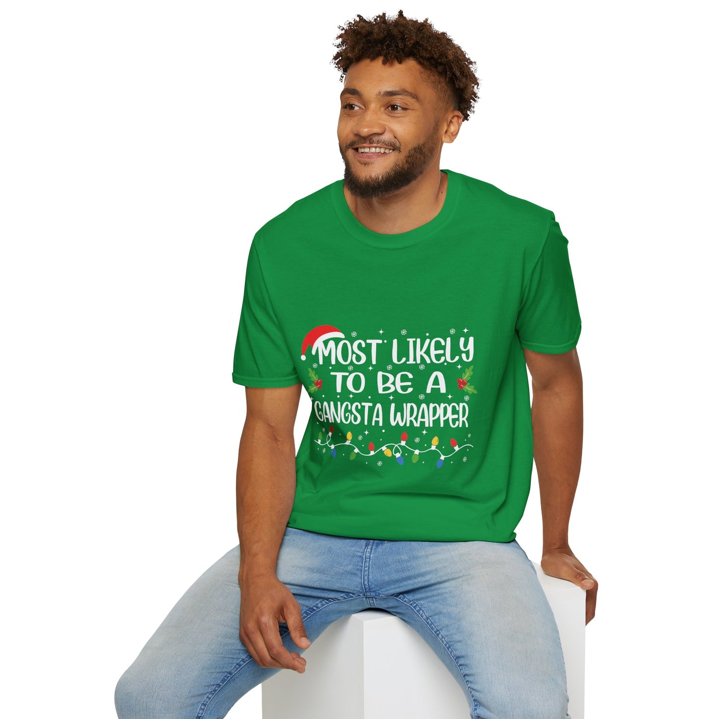 Funny Unisex Gangsta Wrapper Softstyle T-Shirt
