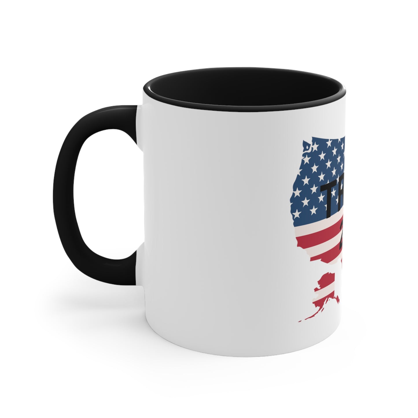 Trump 2024 Accent Coffee Mug, 11oz
