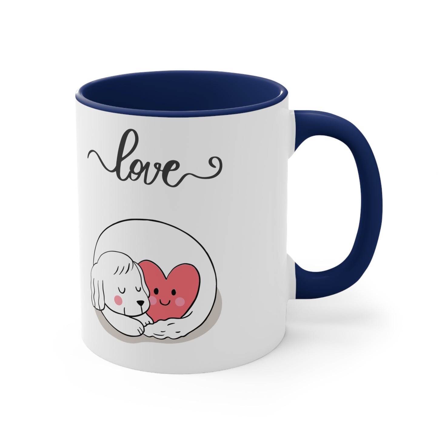 Love Accent Coffee Mug, 11oz