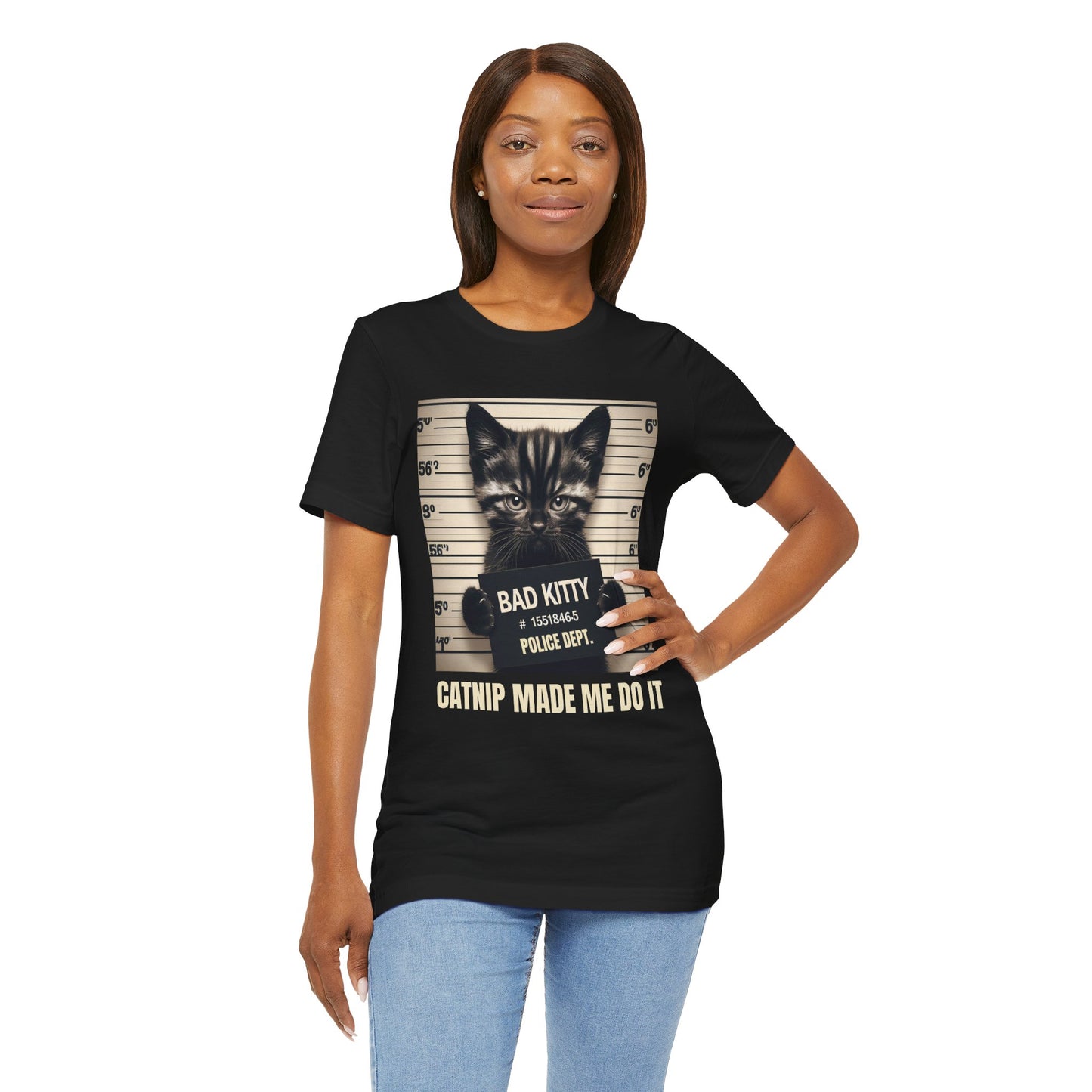 Catnip Made Me Do It Unisex Jersey Short Sleeve Tee