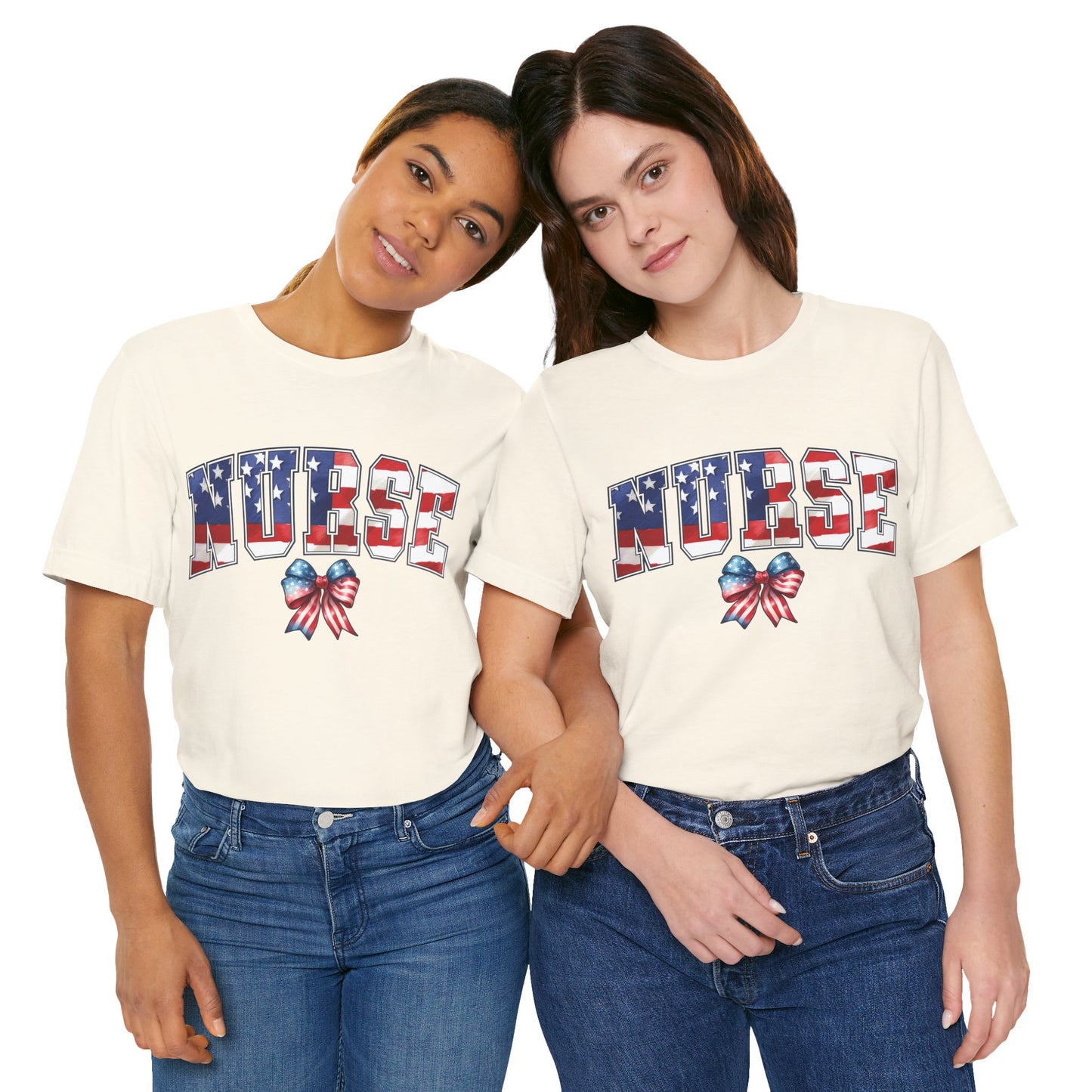 Patriotic Nurse Unisex Jersey Short Sleeve Tee